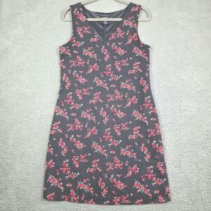 The Limited Dress Womens 6 Black Pink Floral Sheath Stretch Lined Career Office